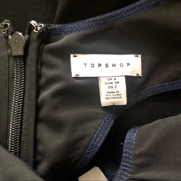 TOPSHOP Racer bodycon midi dress - Picture 5 of 5